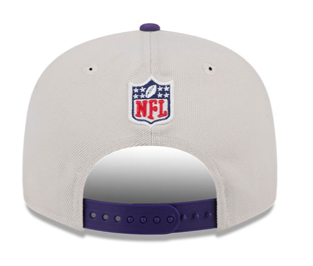 New Era Snapback Hat OSFM / Plaid Minnesota Vikings New Era Stone/Purple 2024 Historic Sideline 9FIFTY Snapback Hat