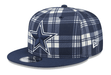 New Era Snapback Hat OSFM / Plaid/Navy Dallas Cowboys New Era Navy Bill 2024 Plaid Statement 9FIFTY Snapback Hat