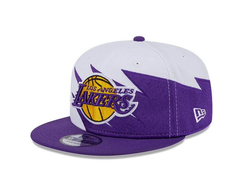 Adult Los Angeles Lakers New Era Purple NBA Jagged 9FIFTY Snapback Hat - Men's