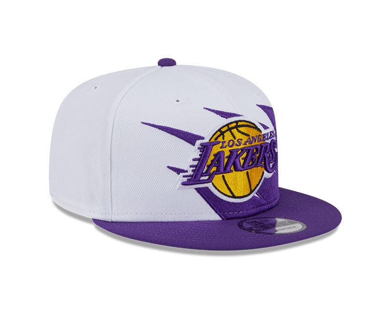 Adult Los Angeles Lakers New Era Purple NBA Jagged 9FIFTY Snapback Hat - Men's
