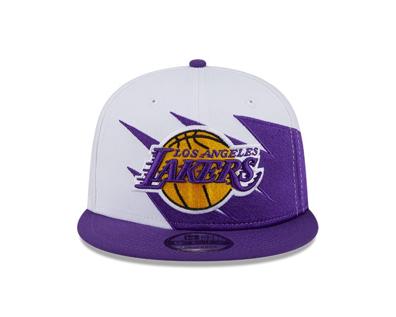 Adult Los Angeles Lakers New Era Purple NBA Jagged 9FIFTY Snapback Hat - Men's
