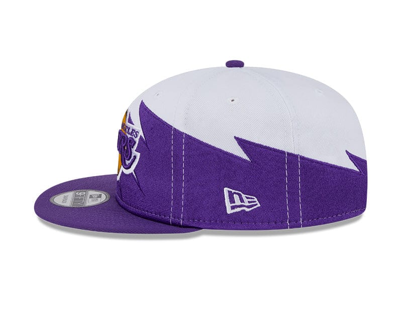 Adult Los Angeles Lakers New Era Purple NBA Jagged 9FIFTY Snapback Hat - Men's