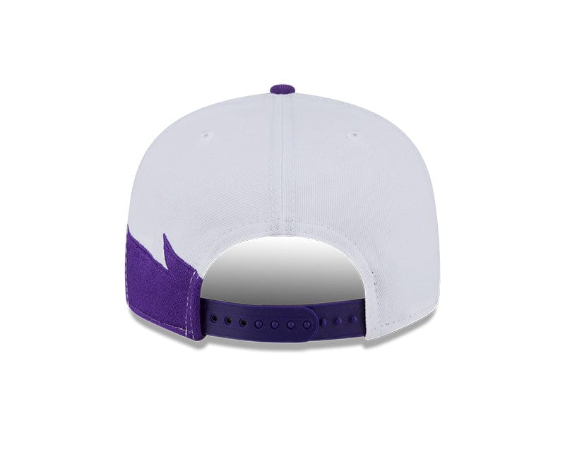 Adult Los Angeles Lakers New Era Purple NBA Jagged 9FIFTY Snapback Hat - Men's