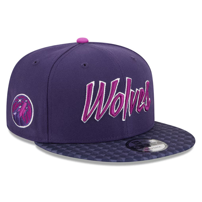 New Era Snapback Hat OSFM / Purple Adult Minnesota Timberwolves New Era Purple 2025-26 City Edition 9FIFTY Snapback Hat - Men's