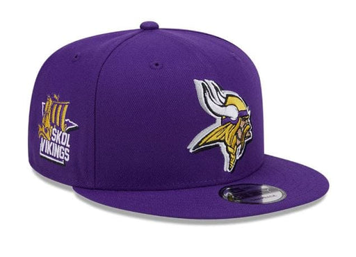 Minnesota Vikings New Era 2024 NFL Draft Purple 9FIFTY Side Patch Snapback Hat - Men's