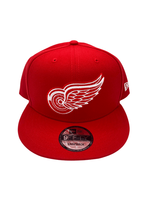 New Era Snapback Hat OSFM / Red Adult Detroit Red Wings New Era Red NHL 9FIFTY Snapback Hat - Men's