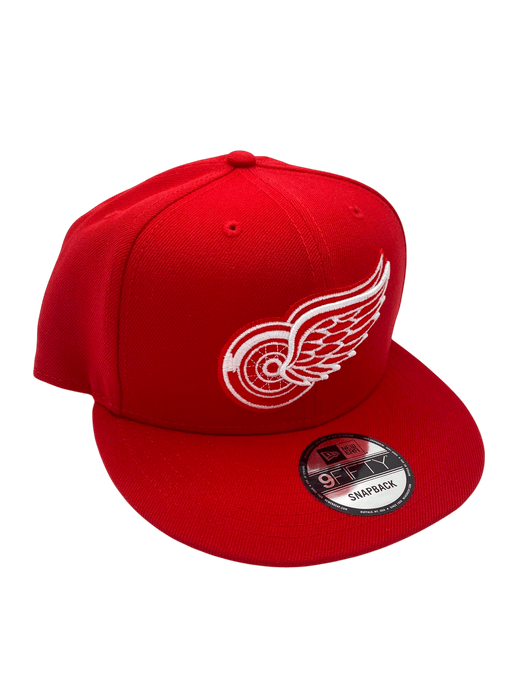 New Era Snapback Hat OSFM / Red Adult Detroit Red Wings New Era Red NHL 9FIFTY Snapback Hat - Men's