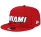 New Era Snapback Hat OSFM / Red Adult Miami Heat New Era Red NBA Statement 9FIFTY Snapback Hat - Men's