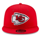 New Era Snapback Hat OSFM / Red Kansas City Chiefs New Era Red 9FIFTY Adjustable Snapback Hat