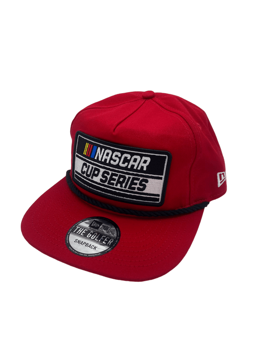 Nascar Cup Series New Era Custom Red Golfer Adjustable Snapback Hat
