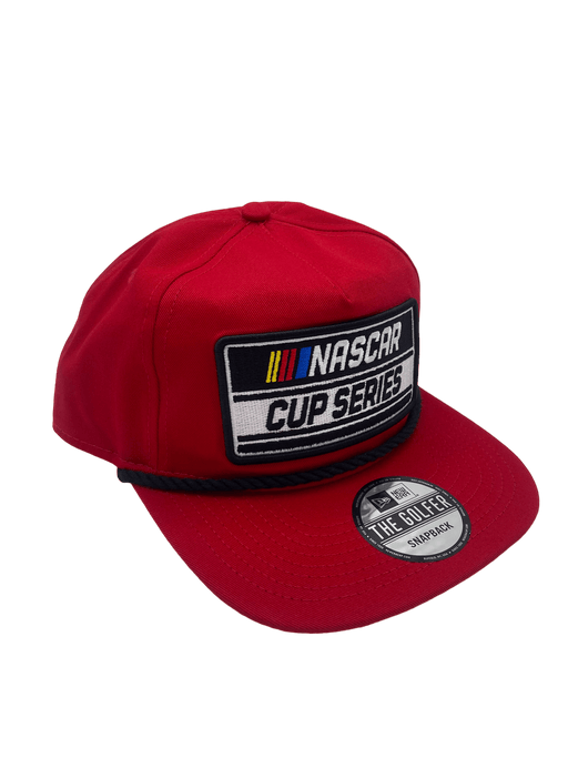 New Era Snapback Hat OSFM / Red Nascar Cup Series New Era Custom Red Golfer Adjustable Snapback Hat