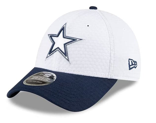 New Era Snapback Hat OSFM / White Dallas Cowboys New Era White 2024 Training Camp 9FORTY Stretch-Snapback Hat - Adult