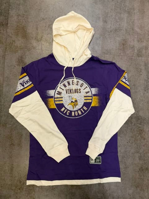 New Era Sweatshirts Adult Minnesota New Era Vikings H3 Hooded Sweatshirt - Men's