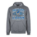 New Era Sweatshirts Detroit Lions New Era Gray Historic Helmet Hooded Sweatshirt - Men's
