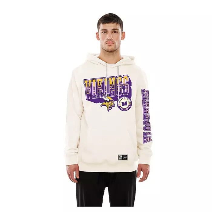 New Era Sweatshirts New Era Mens Vikings Chrome Hoodie