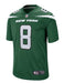 Aaron Rodgers New York Jets Nike Green Game Jersey - Men's