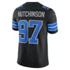 Nike Adult Jersey Adult Aidan Hutchinson Detroit Lions Nike Black Alternate Limited Stitched Jersey
