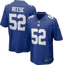 Nike Adult Jersey Adult Arvell Reese New York Giants Nike Blue Game Jersey - Men's