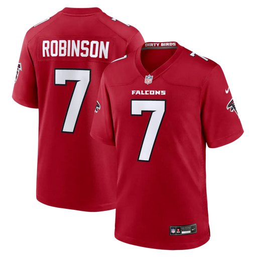 Nike Adult Jersey Adult Bijan Robinson Atlanta Falcons NFL Nike Red Game Jersey