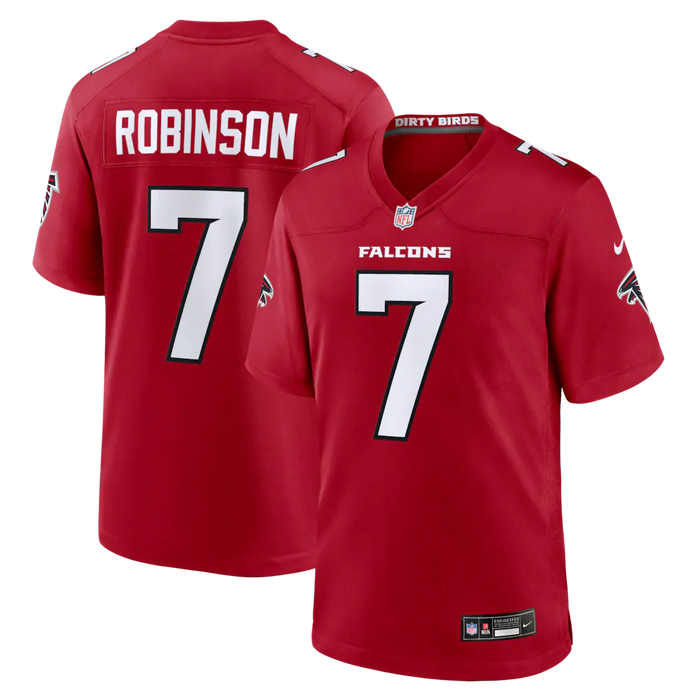 Nike Adult Jersey Adult Bijan Robinson Atlanta Falcons NFL Nike Red Game Jersey