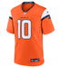Nike Adult Jersey Adult Bo Nix Denver Broncos Nike Orange Game Jersey - Men's