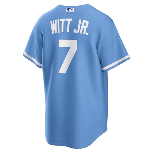 Nike Adult Jersey Adult Bobby Witt Jr. Nike Light Blue Alternate Replica Player Jersey - Men's