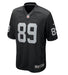 Adult Brock Bowers Las Vegas Raiders Nike Black Game Jersey - Men's