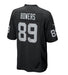 Adult Brock Bowers Las Vegas Raiders Nike Black Game Jersey - Men's
