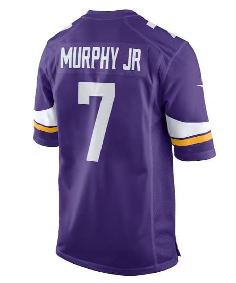 Adult Byron Murphy Jr. Minnesota Vikings Nike Purple Game Jersey - Men's