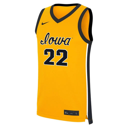 Nike Adult Jersey Adult Caitlin Clark Iowa Hawkeyes Nike Gold Alternate Replica Jersey - Unisex