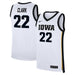 Nike Adult Jersey Adult Caitlin Clark Iowa Hawkeyes Nike White Replica Jersey - Unisex
