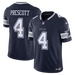 Nike Adult Jersey Adult Dallas Cowboys Dak Prescott Nike Navy Team Vapor F.U.S.E. Stitched Limited Jersey-Men's