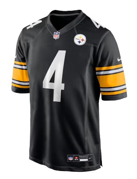 Adult DK Metcalf Pittsburgh Steelers Nike Black Game Jersey - Men's