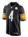 Adult DK Metcalf Pittsburgh Steelers Nike Black Game Jersey - Men's