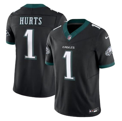 Nike Adult Jersey Adult Jalen Hurts Philadelphia Eagles Nike 2024 Black Vapor F.U.S.E. Limited Jersey - Men's