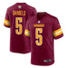 Adult Jayden Daniels Washington Commanders Nike Burgundy Game Jersey - Men's
