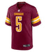 Adult Jayden Daniels Washington Commanders Nike Burgundy Game Jersey - Men's