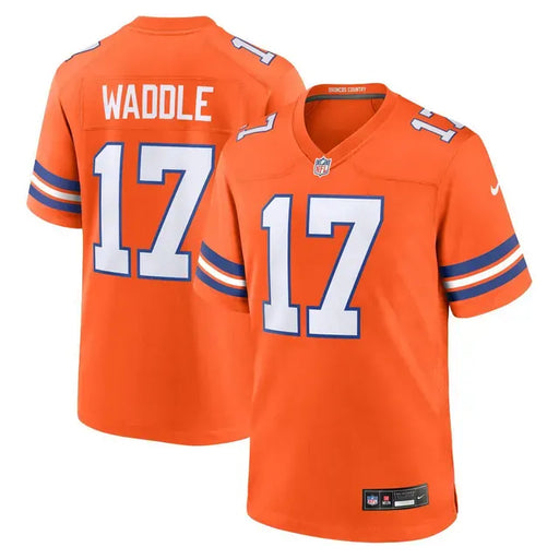 Nike Adult Jersey Adult Jaylen Waddle Denver Broncos Nike Orange Game Jersey
