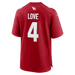 Nike Adult Jersey Adult Jeremiyah Love Arizona Cardinals Nike Red Game Jersey - Men's