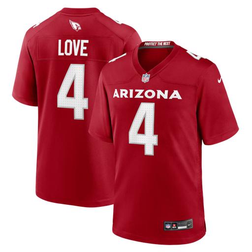 Nike Adult Jersey Adult Jeremiyah Love Arizona Cardinals Nike Red Game Jersey - Men's