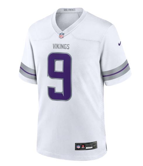 Adult JJ McCarthy Minnesota Vikings NFL Nike White Winter Warrior Game Jersey - Men's