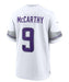 Adult JJ McCarthy Minnesota Vikings NFL Nike White Winter Warrior Game Jersey - Men's