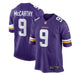 Adult JJ McCarthy Minnesota Vikings Nike Purple Game Jersey - Men's