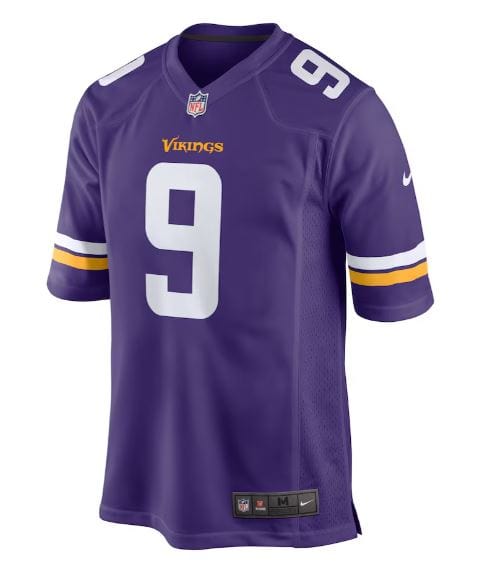 Adult JJ McCarthy Minnesota Vikings Nike Purple Game Jersey - Men's