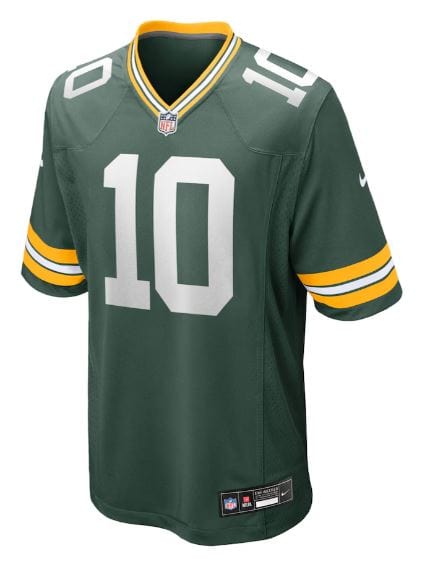 Adult Jordan Love Green Bay Packers Nike Green Game Jersey - Men's