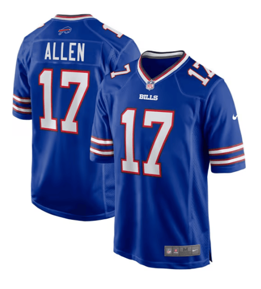 Nike Adult Jersey Adult Josh Allen Buffalo Bills Nike Blue Game Jersey - Men's
