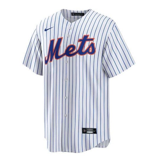 Adult Juan Soto New York Mets Nike White Pinstripe Replica Player Jersey - Men's