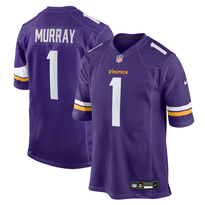 Nike Adult Jersey Adult Kyler Murray Minnesota Vikings Nike Purple Game Jersey - Men's