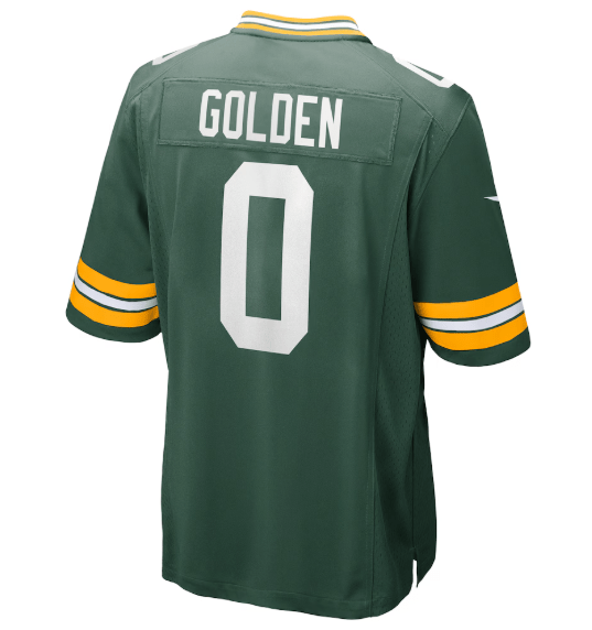 Nike Adult Jersey Adult Matthew Golden Green Bay Packers Nike Green Game Jersey - Men's