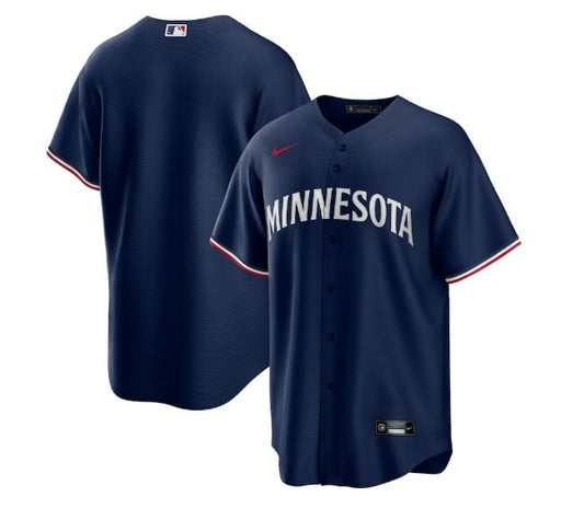 Adult Minnesota Twins Nike Navy Alternate Limited Blank Jersey - Men's